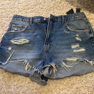 Zara denim shorts